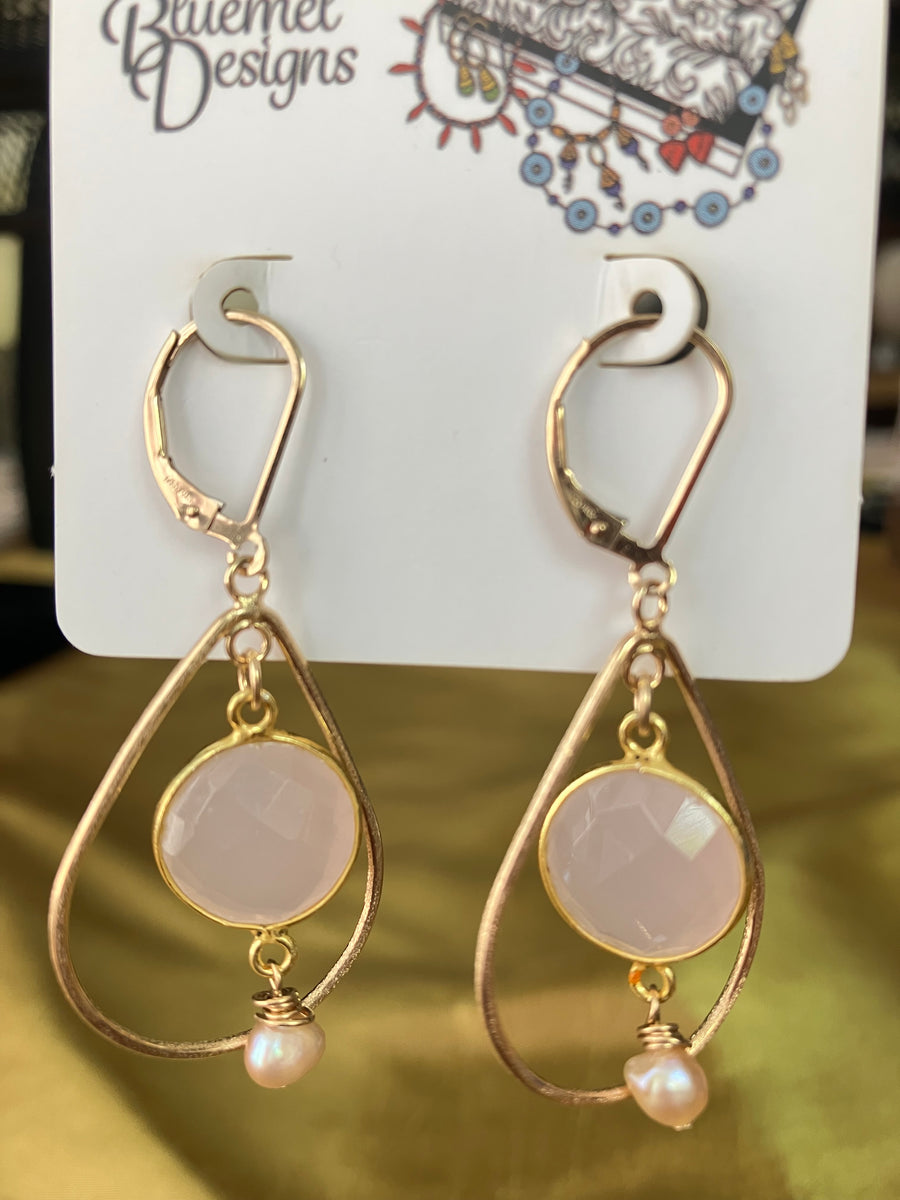 Swinging Quartz + Pearls Bluemel Designs